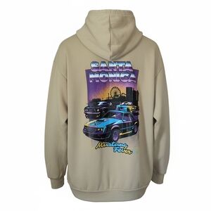 Classic Mustang Ford Roadtrip Santa Monica Hoodie Men's Size XL NEW!